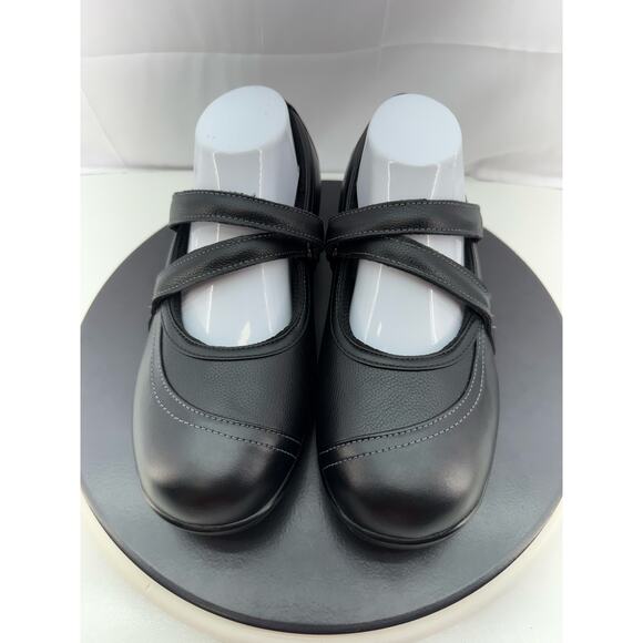 Orthofeet Celina Mary Jane Womens Size 9 Medium Black Leather Orthopedic Shoes - Picture 2 of 9